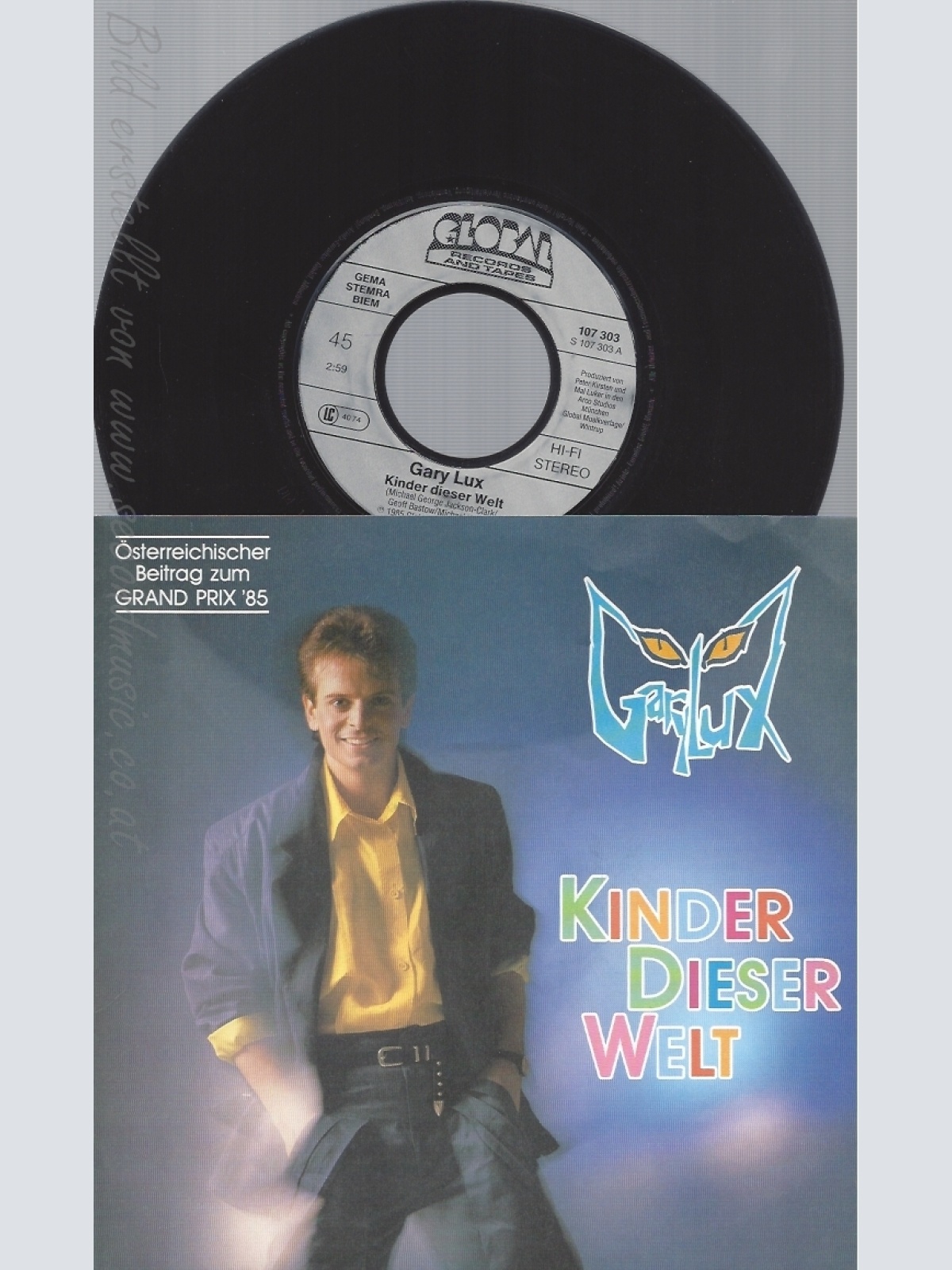7" GARY LUX-- KINDER DIESER WELT