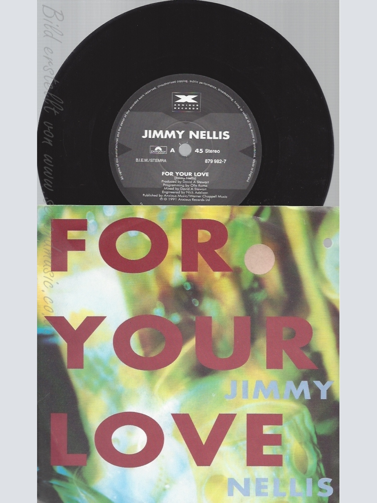 7" JIMMY NELLIS --- FOR YOUR LOVE