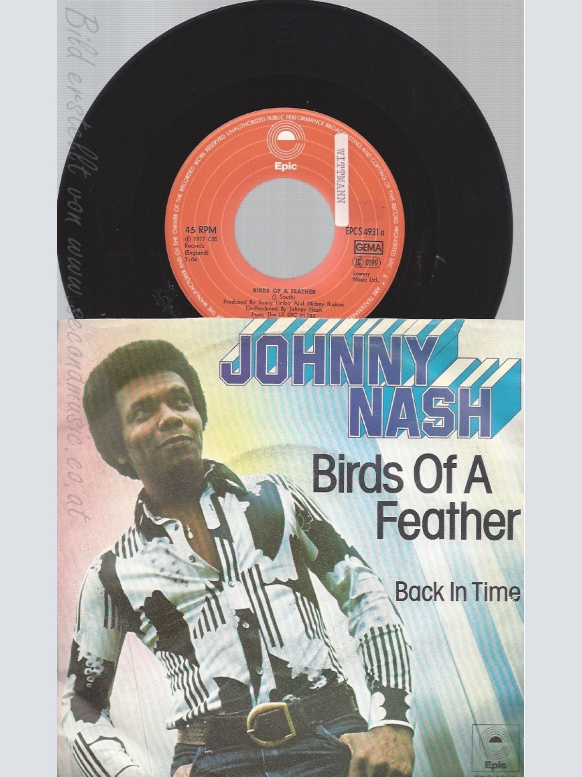 7" JOHNNY NASH -- BIRDS OF A FATHER