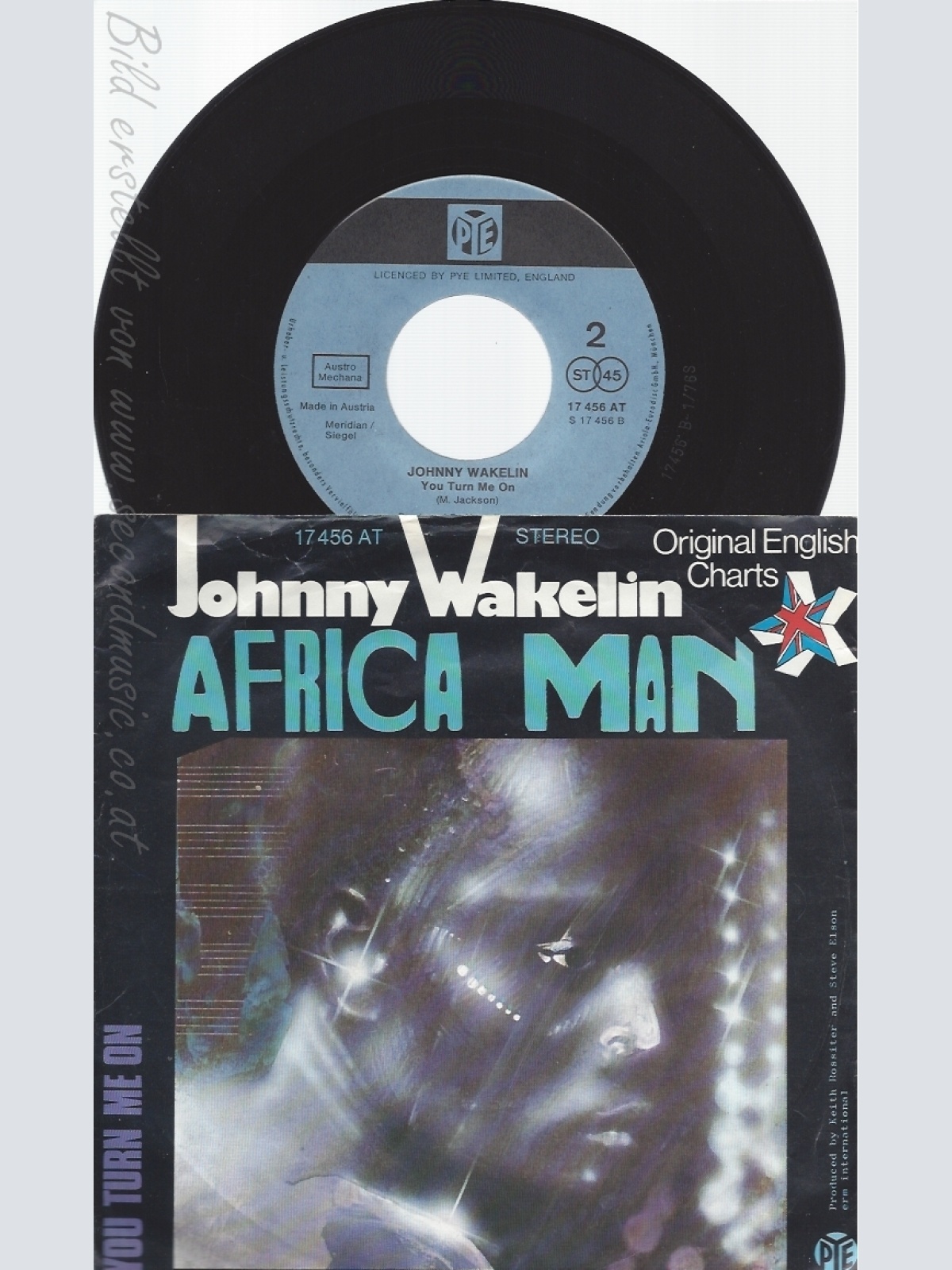 7" JOHNNY WAKELIN-- AFRICA MAN