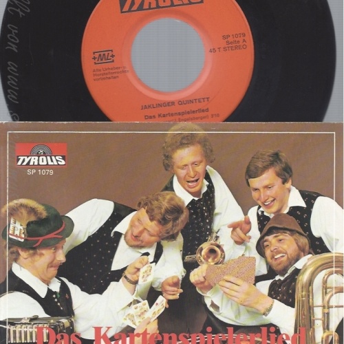 7" JAKLINGER QUINTETT--DAS KARTENSPIELERLIED