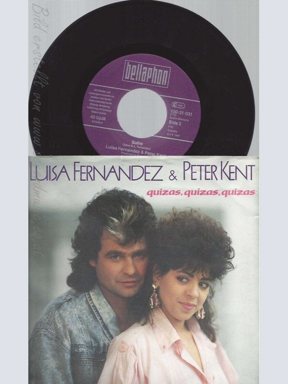 7" LUISA FERNANDEZ & PETER KENT-