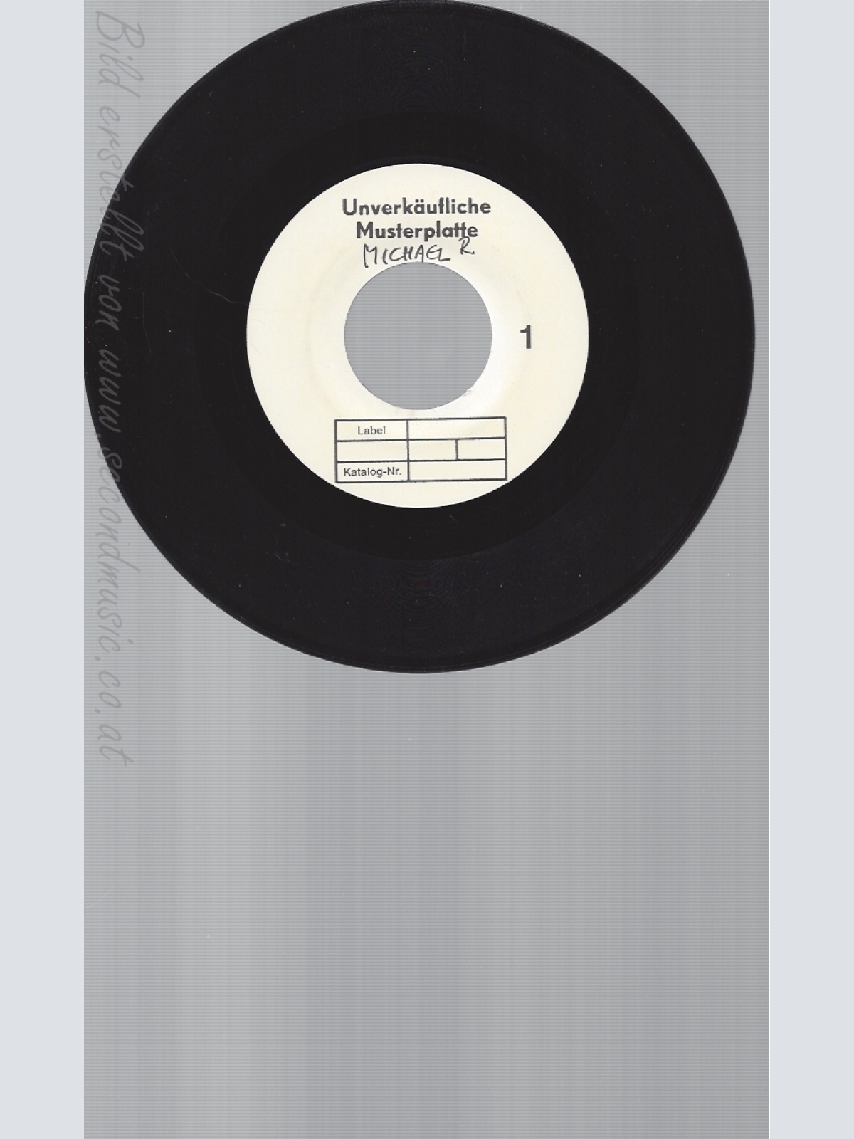 7" MUSTERPLATTE --MICHAEL R