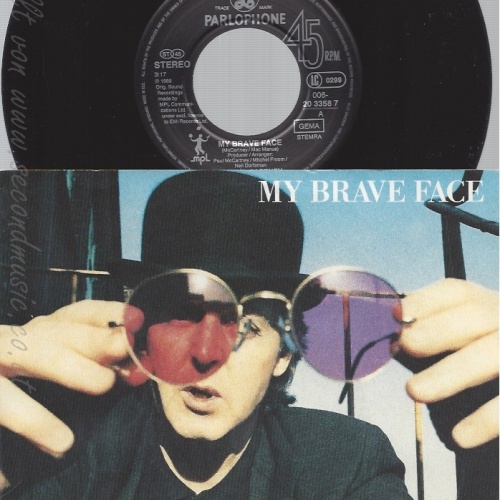 7" PAUL MC CARTNEY-- MY BRAVE FACE