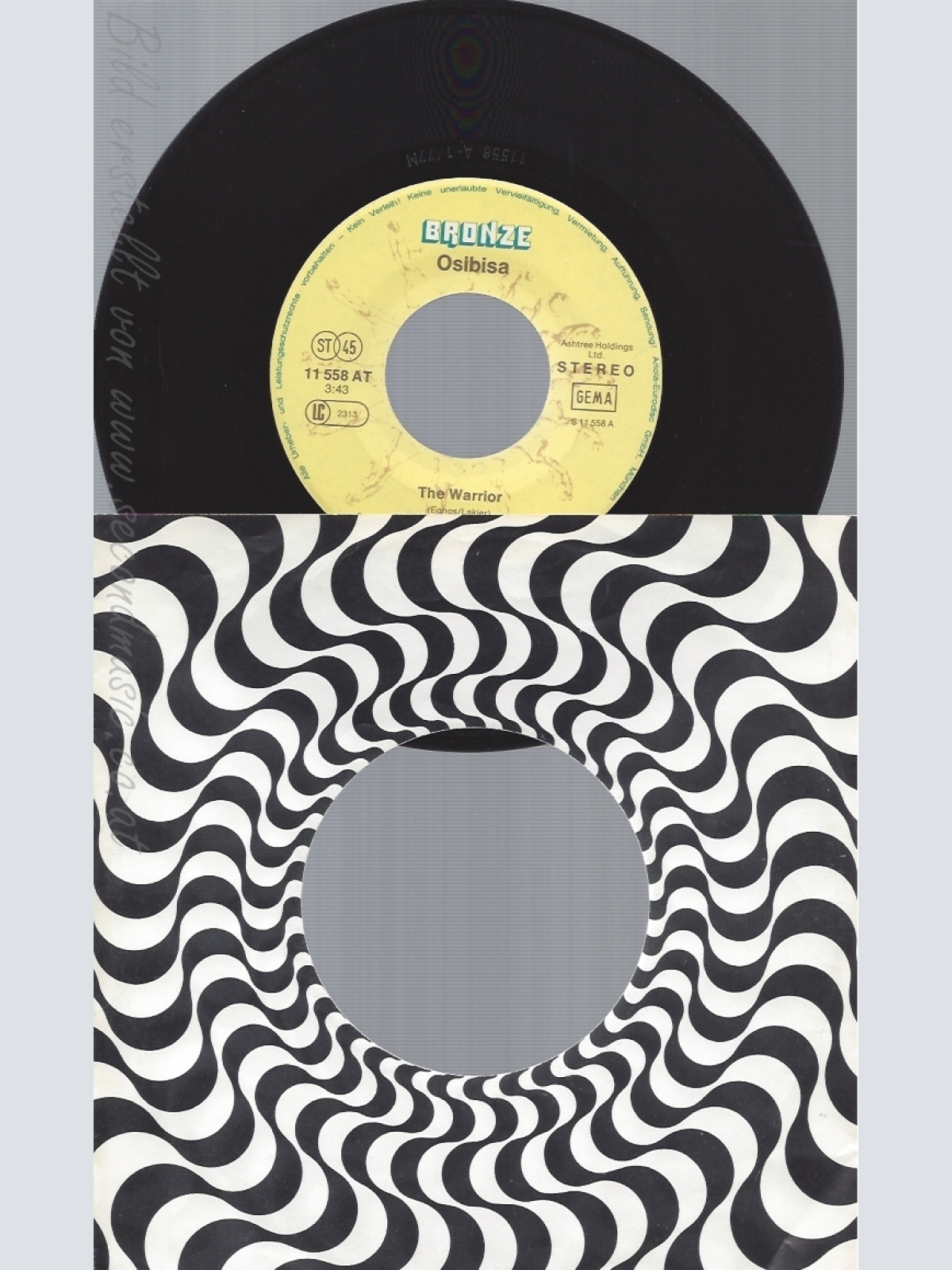 7" OSIBISA-- THE WARRIOR