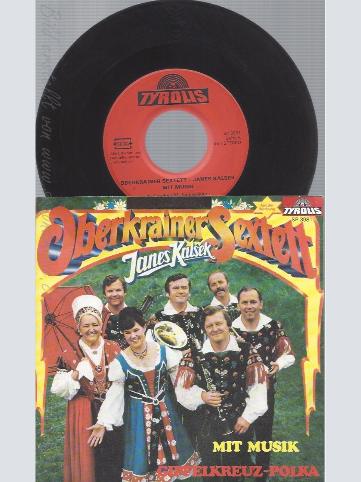 7" OBERKRAINER SEXTETT JANES KALSEK-MIT MUSIK