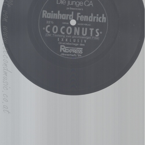 7" SCHALFOLIE-- RAINHARD FENDRICH-- COCONUTS