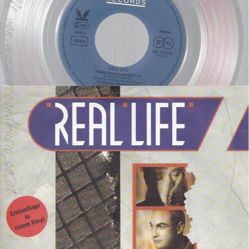 7" REAL LIFE -- ROTES VINYL