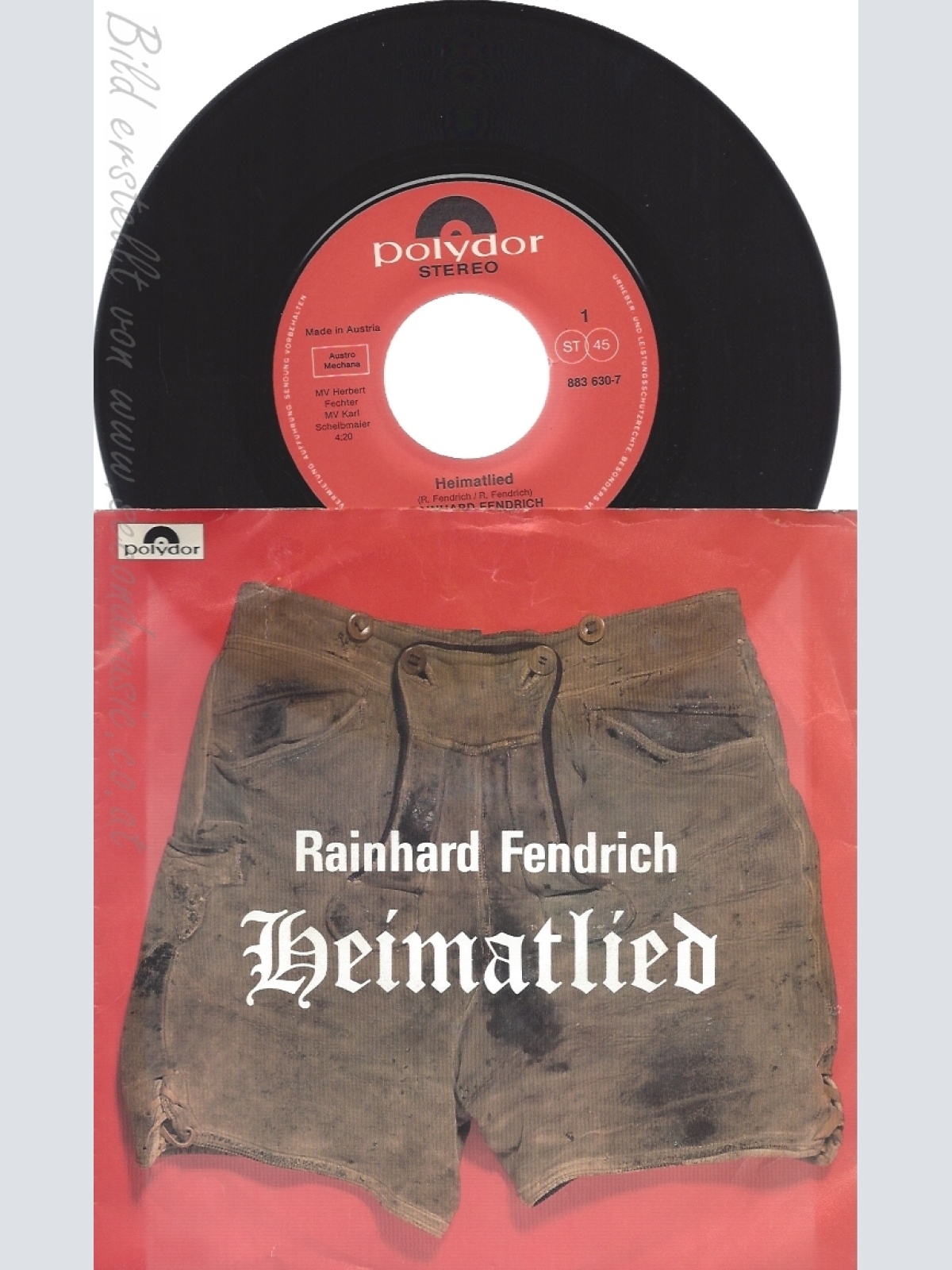7" RAINHARD FENDRICH --HEIMATLIED