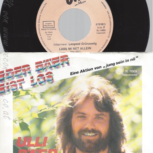 7" ULLI BÄER --DER BÄER IST LOS--OHRN AUF