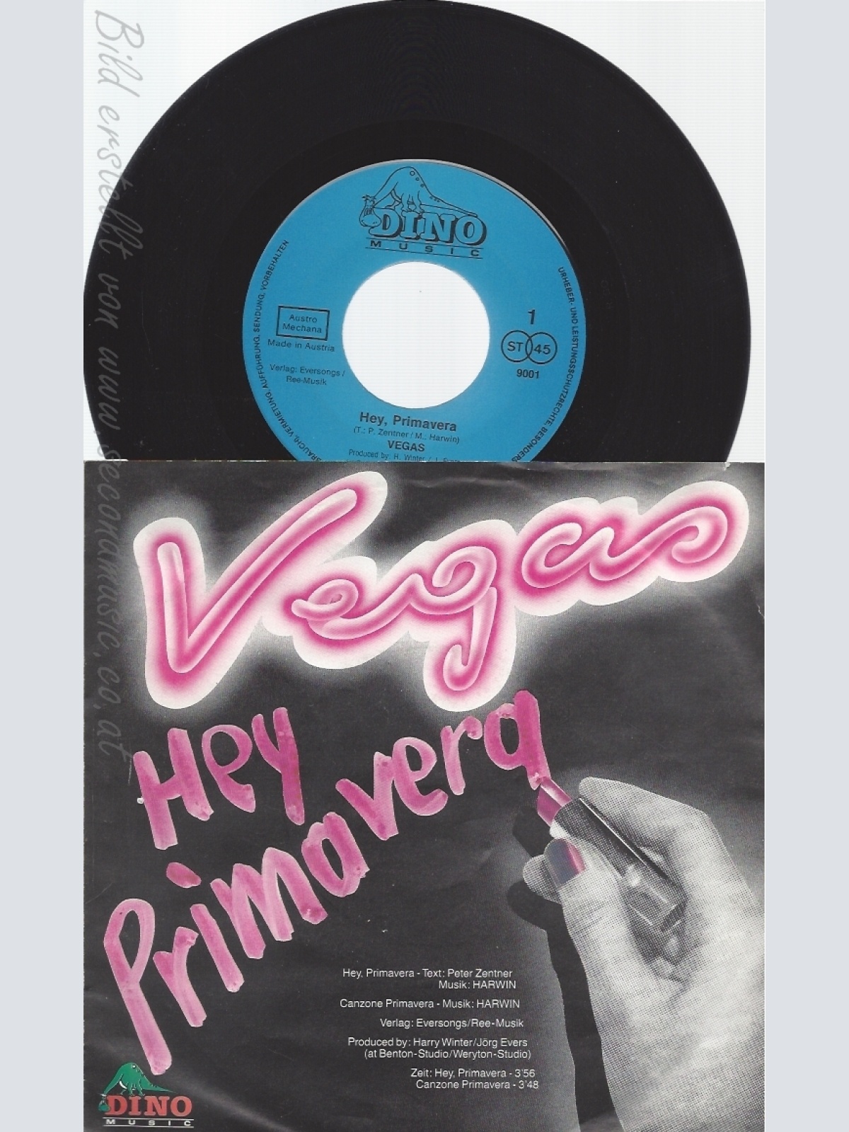 7" VEGAS-- HEY PRIMAVERA