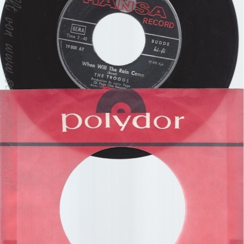 7" THE TROGGS -- WHEN WILLL THE RAIN COME