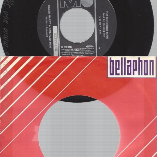 7" THE SHOCKING BLUE -- ROLL ENGINE ROLL