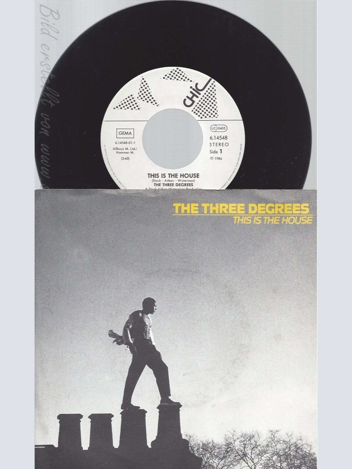 7" THE THREE DEGREES --THIS IS THE HOUSE