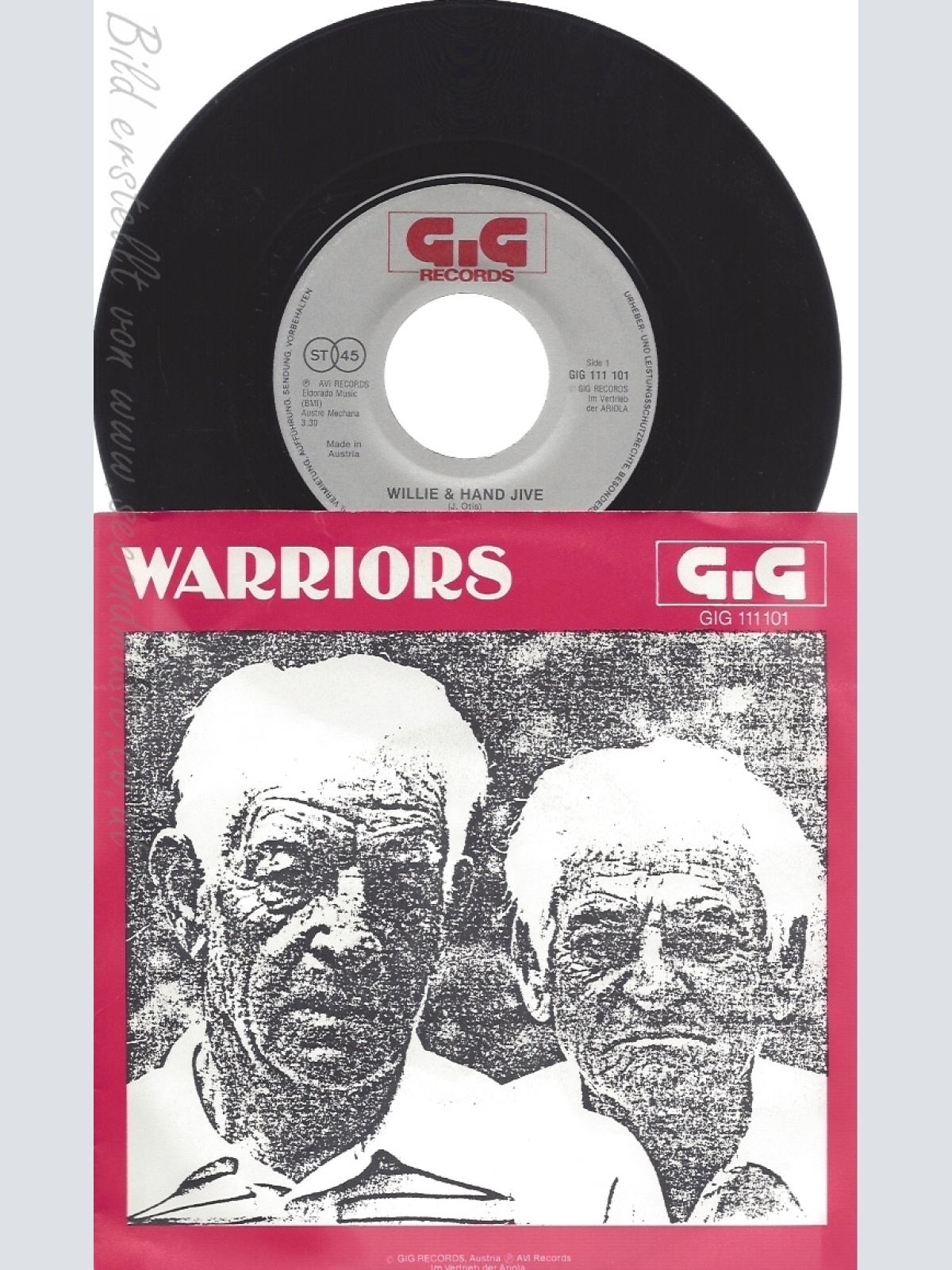 7" WARRIORS--WILLIE & THE HANDJIVE