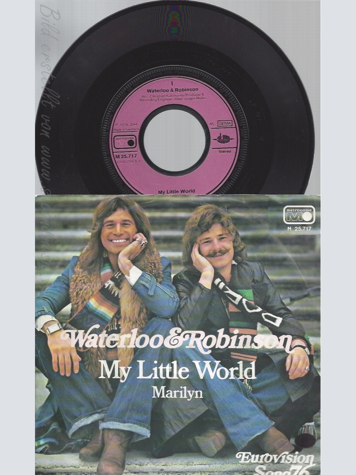 7" WATERLOO & ROBINSON-- MY LITTLE WORLD