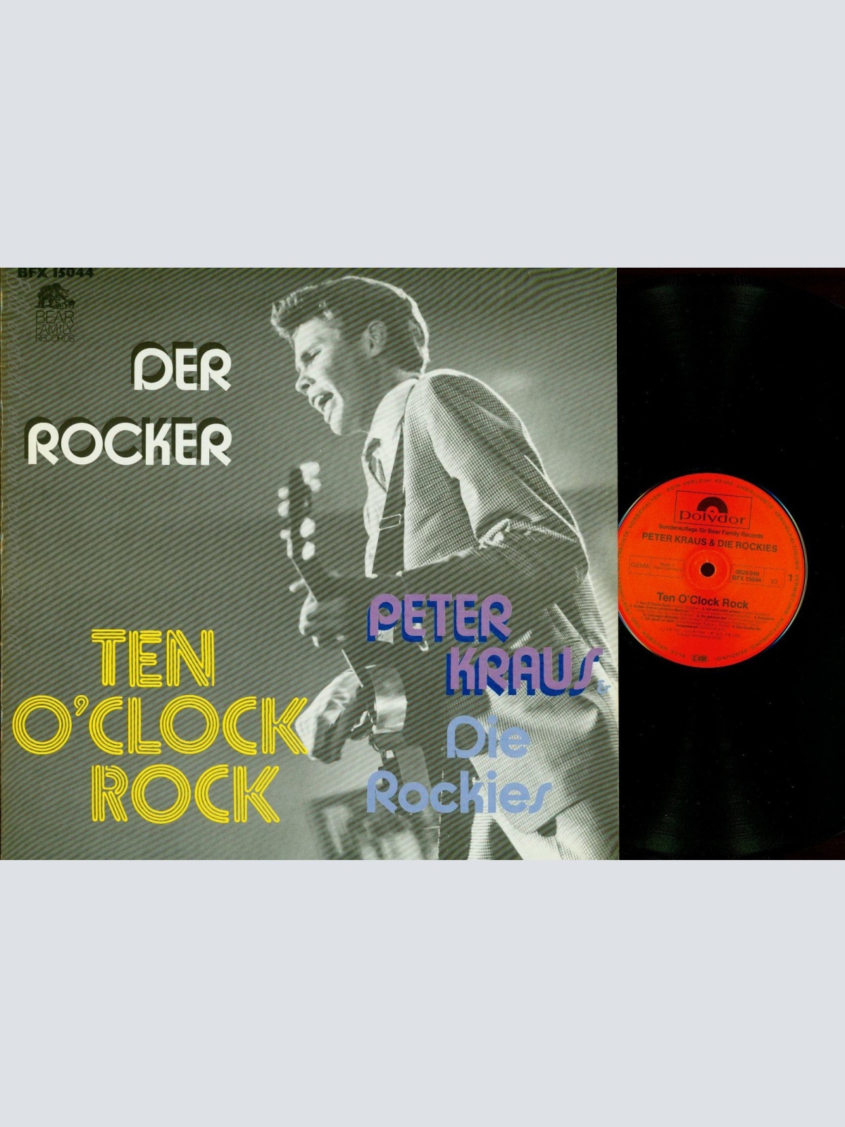 LP-- PETER KRAUS --TEN O CLOCK ROCK--BEAR FAMILY