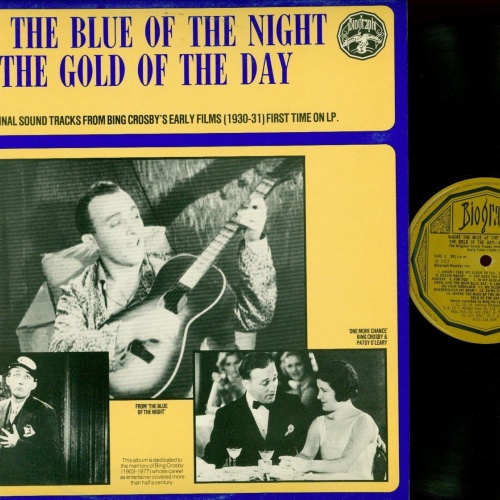 LP--BING CROSBY--WHERE THE BLUE OF THE NIGHT MEETS