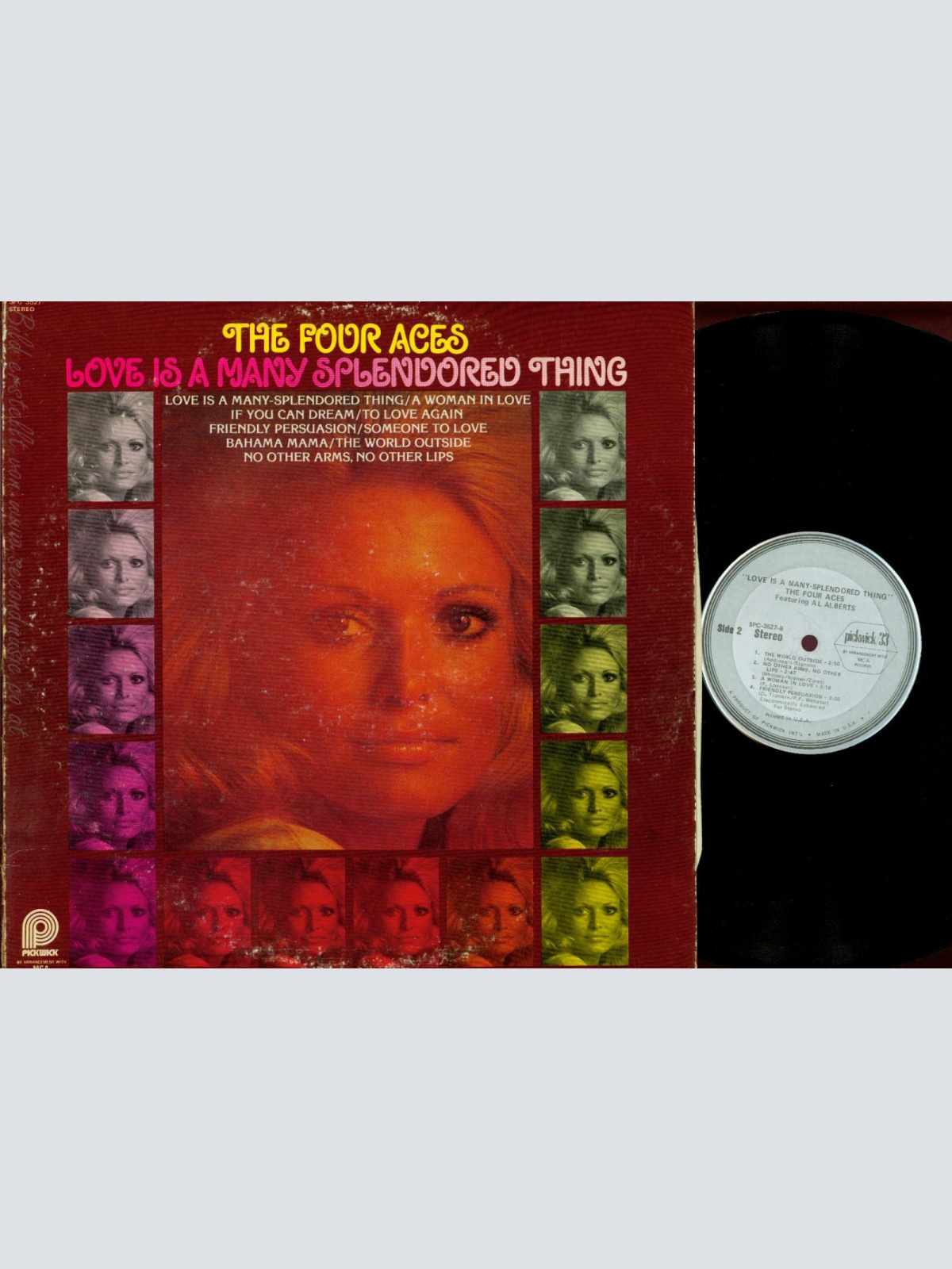 LP-- THE FOUR ACES-- LOVE IS A MANY