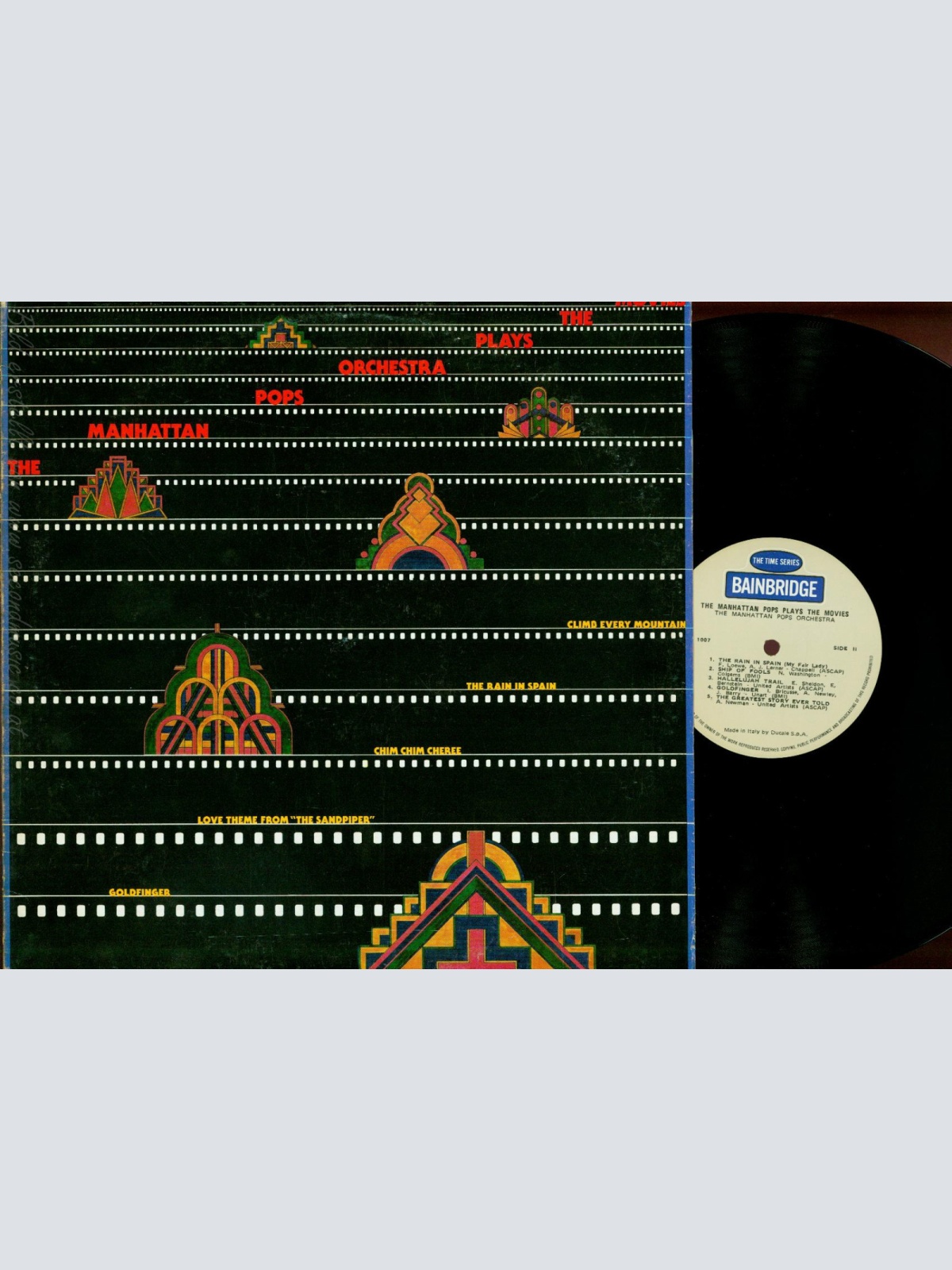 LP-- THE MANHATTEN POPS ORCHESTRA