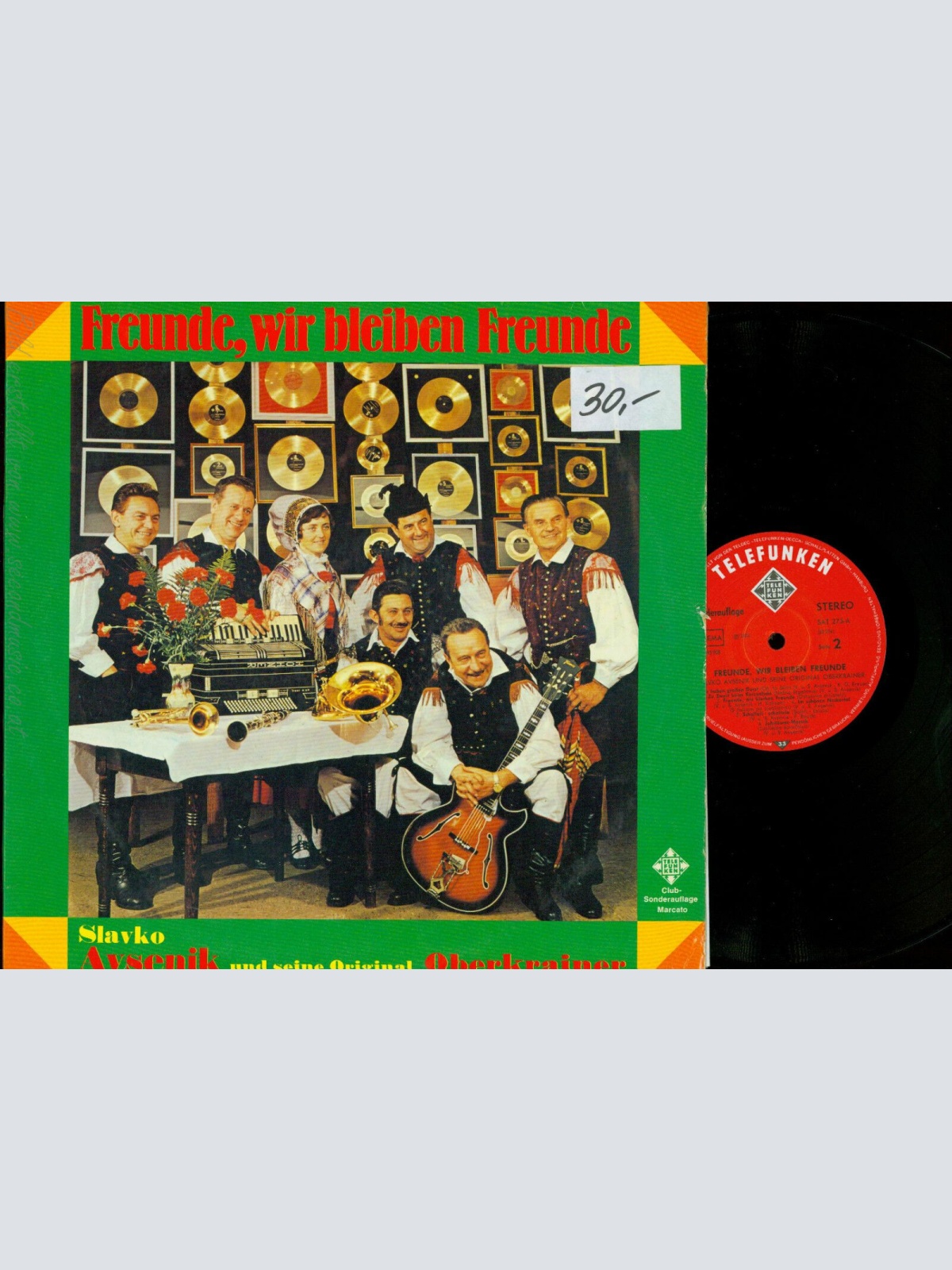 LP--SLAVKO AVSENIK-- FREUNDE WIR BLEIBEN FREUNDE-OBERKRAINER