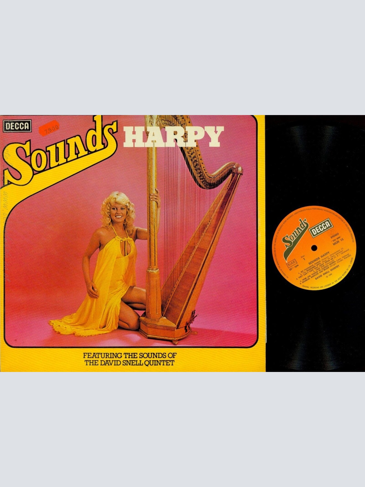 LP--SOUNDS --HARPY--DAVID SNELL QUINTETT