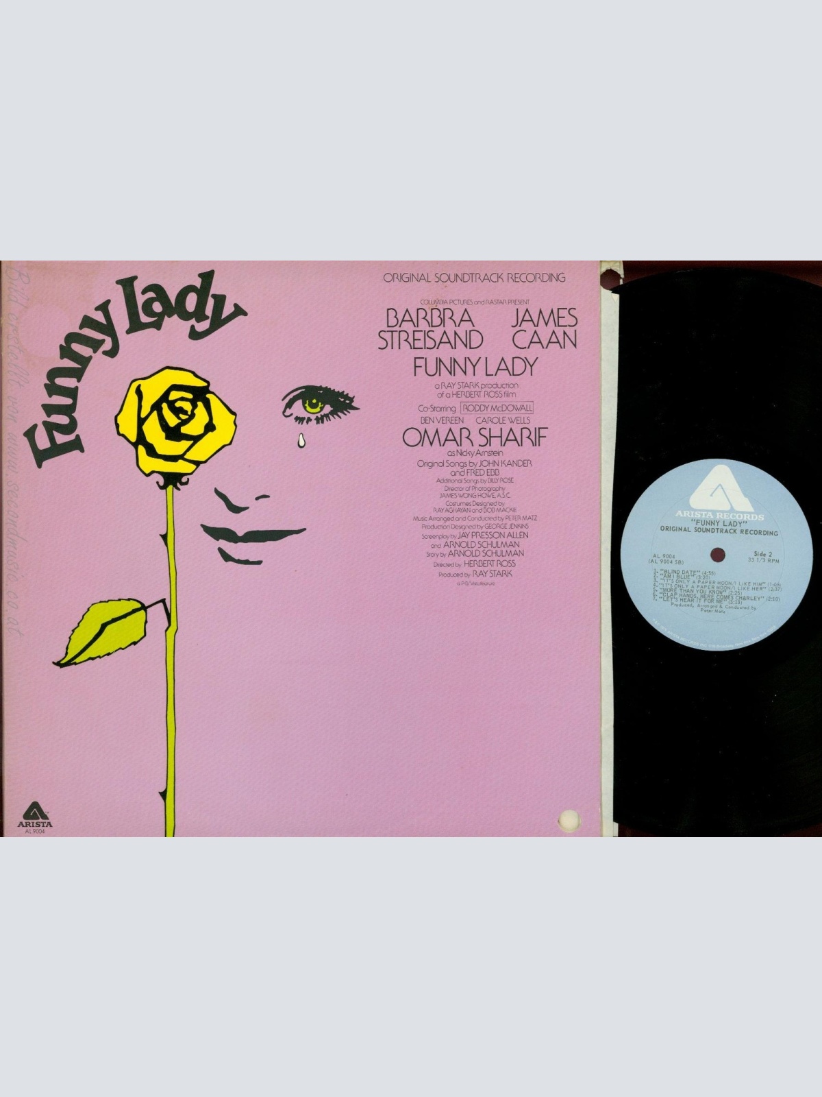 LP--STREISAND- CAAN-- OMAR SHARIF-- FUNNY LADY