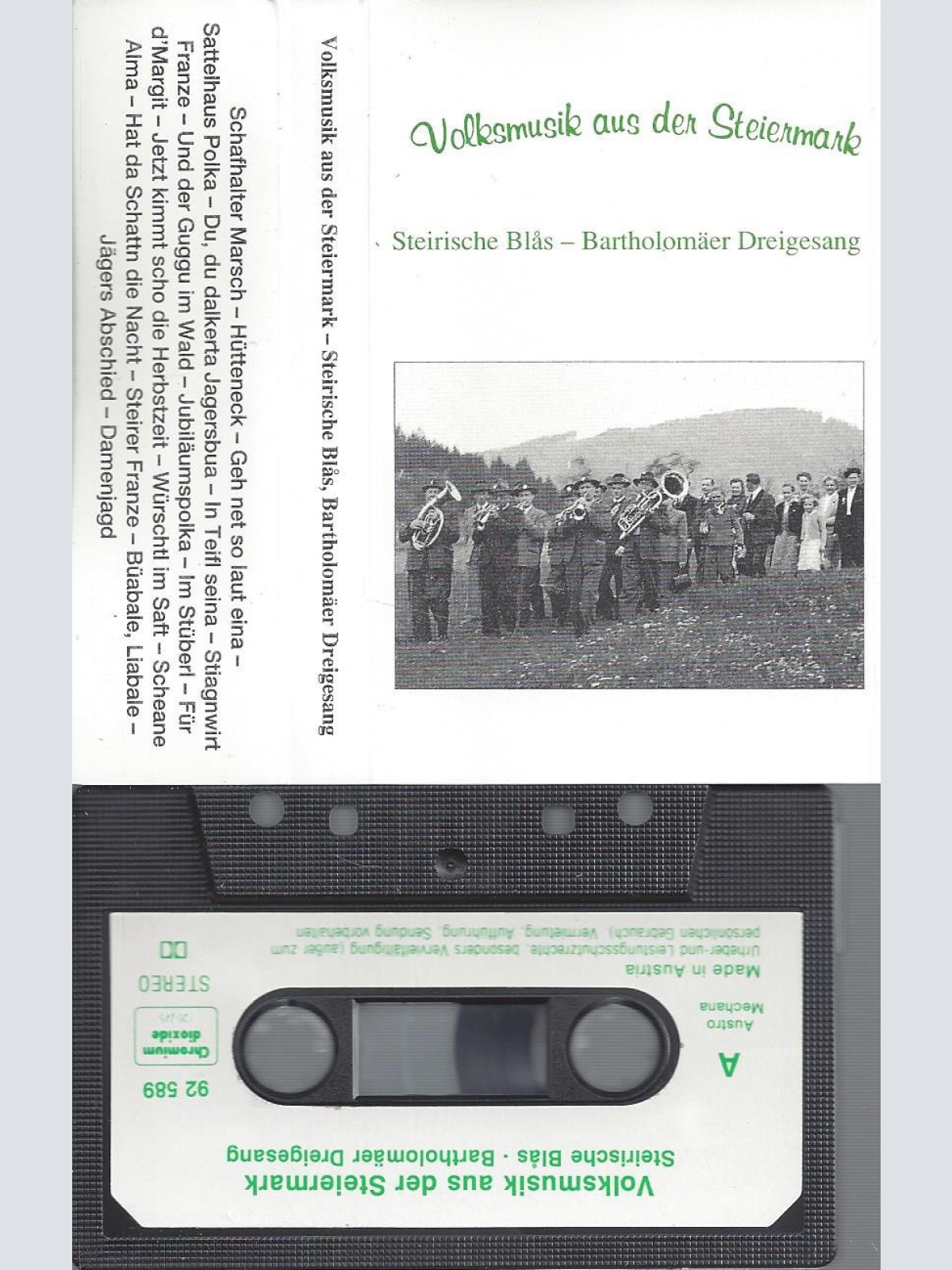 MC-BARTHOLOMÄER DREIGESANG-STEIRISCHE BLAS