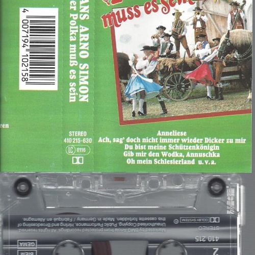 MC-HANS ARNO SIMON --ABER POLKA MUSS ES SEIN