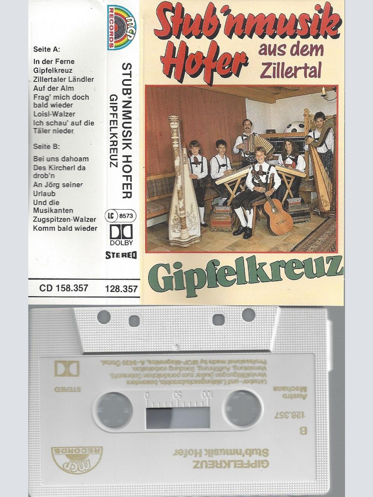 MC-STUBNMUSIK HOFER AUS DEM ZILLERTAL--GIPFELKREUZ