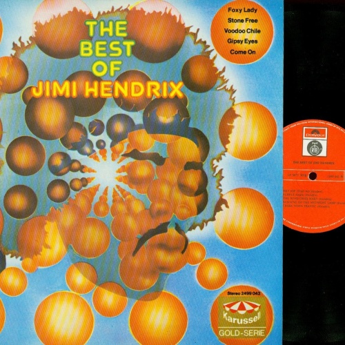 LP-THE BEST OF JIMI HENDRIX -YUGOSLAVIA PRESS!!