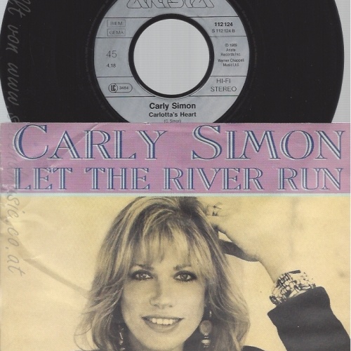 7" CARLY SIMON -- LET THE RIVER RUN