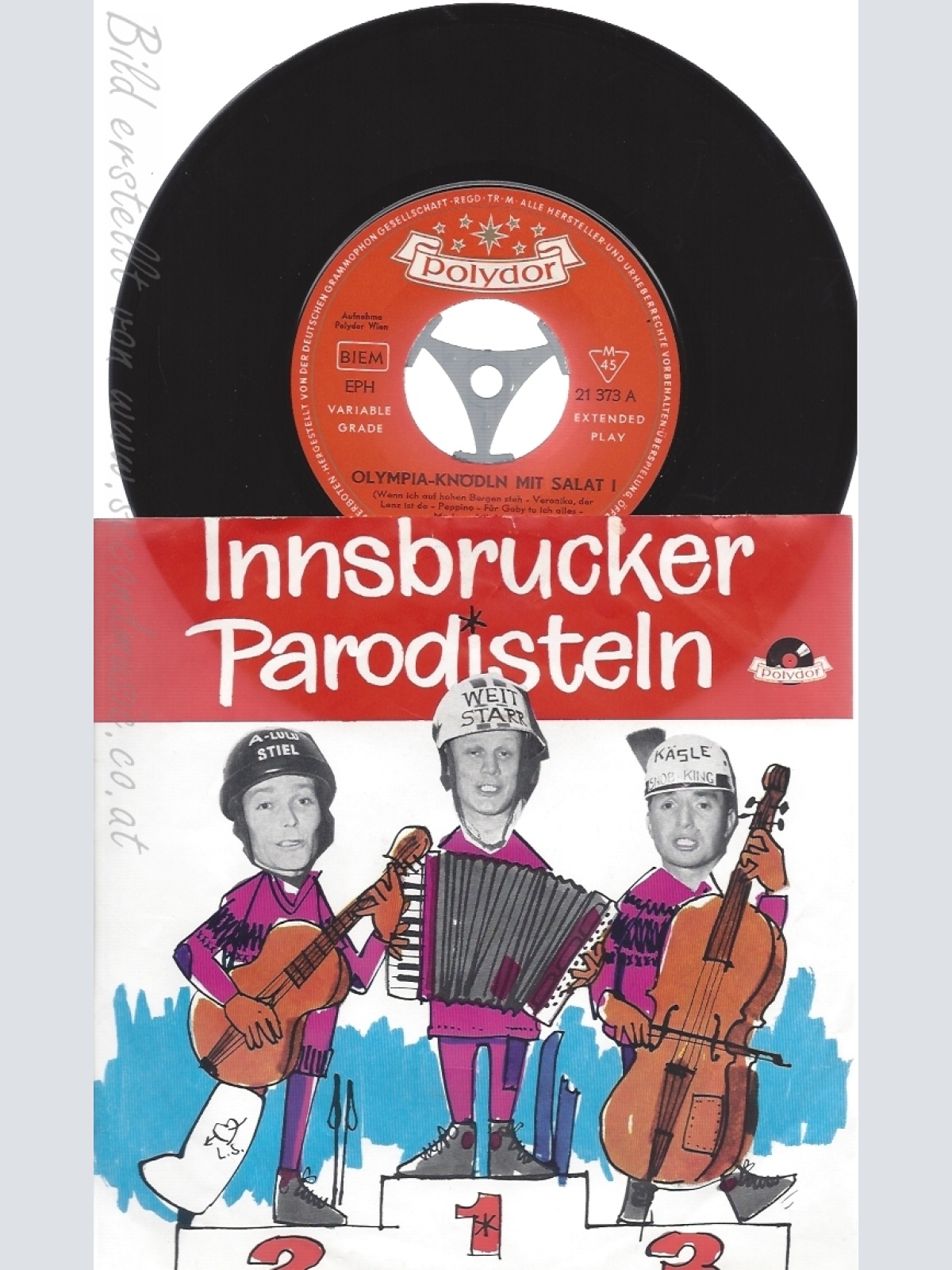 7" INNSBRUCKER PARODISTLEN--OLYMPIA KNÖDLN MIT SALAT