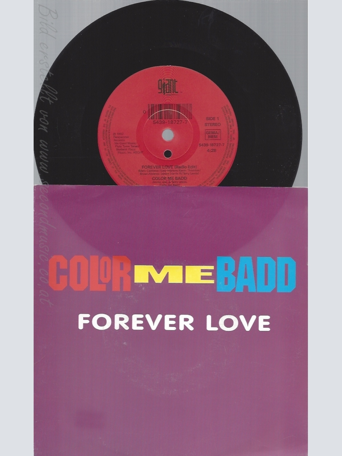 7" COLOR ME BADD-- FOREVER LOVE