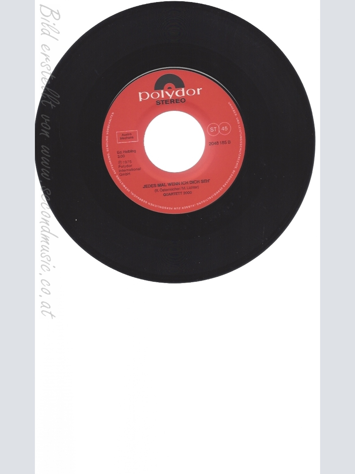 7" QUARTETT 2000 -- ALOHA-- RICHARD ÖSTERREICHER