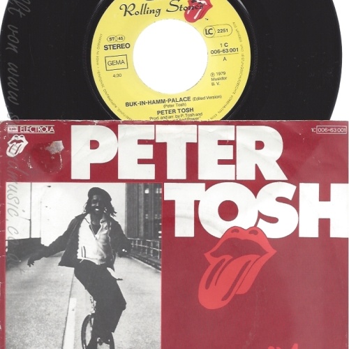 7" PETER TOSH --BUK IN HAMN PALACE