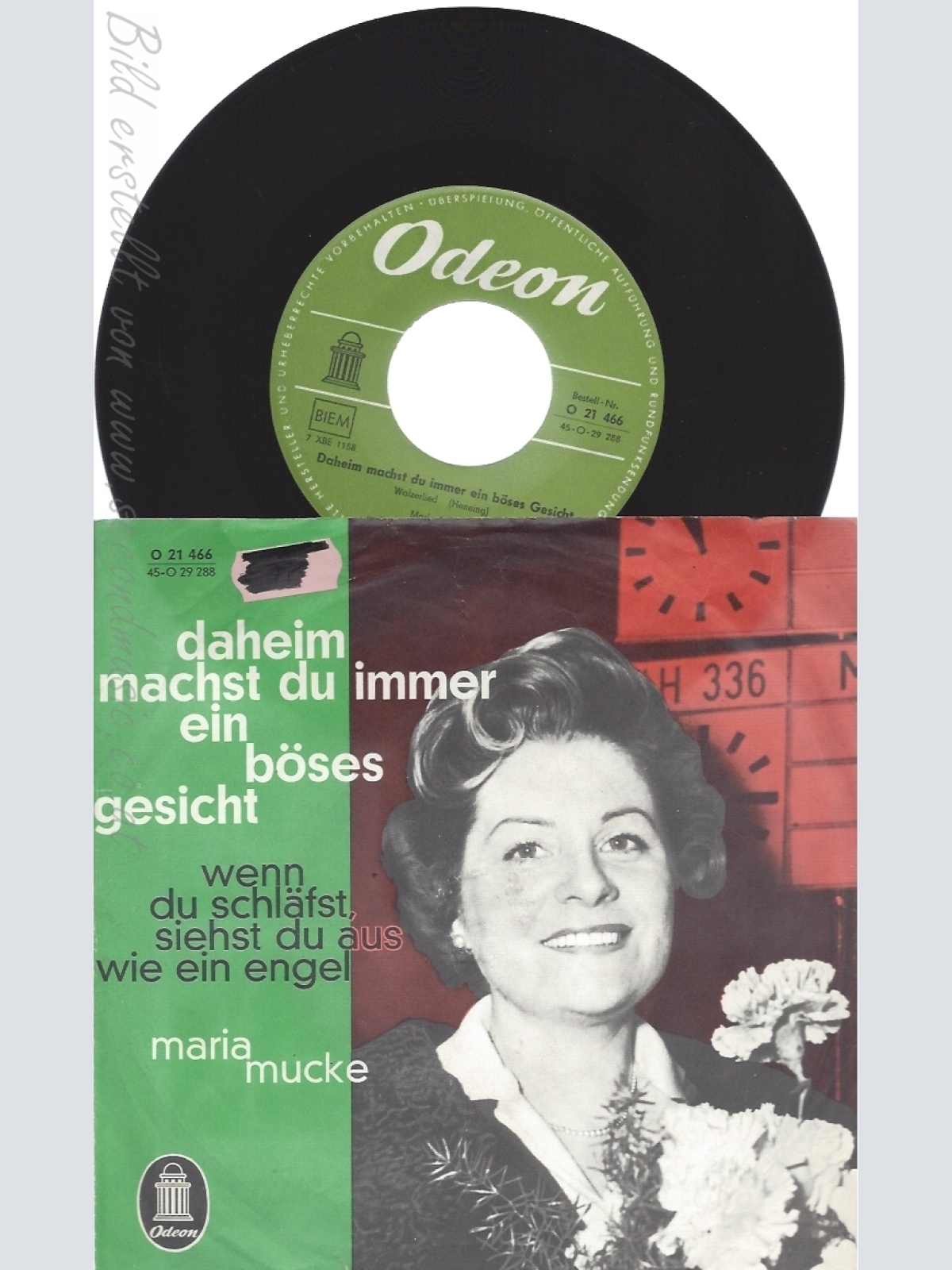 7" MARIA MUCKE -- DAHEIM MACHST DU IMMER EIN BÖSES GESICHT