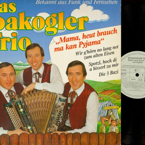 LP--STOAKOGLER TRIO--MAMA HEUT BRAUCH MA KAN PYJAMA--