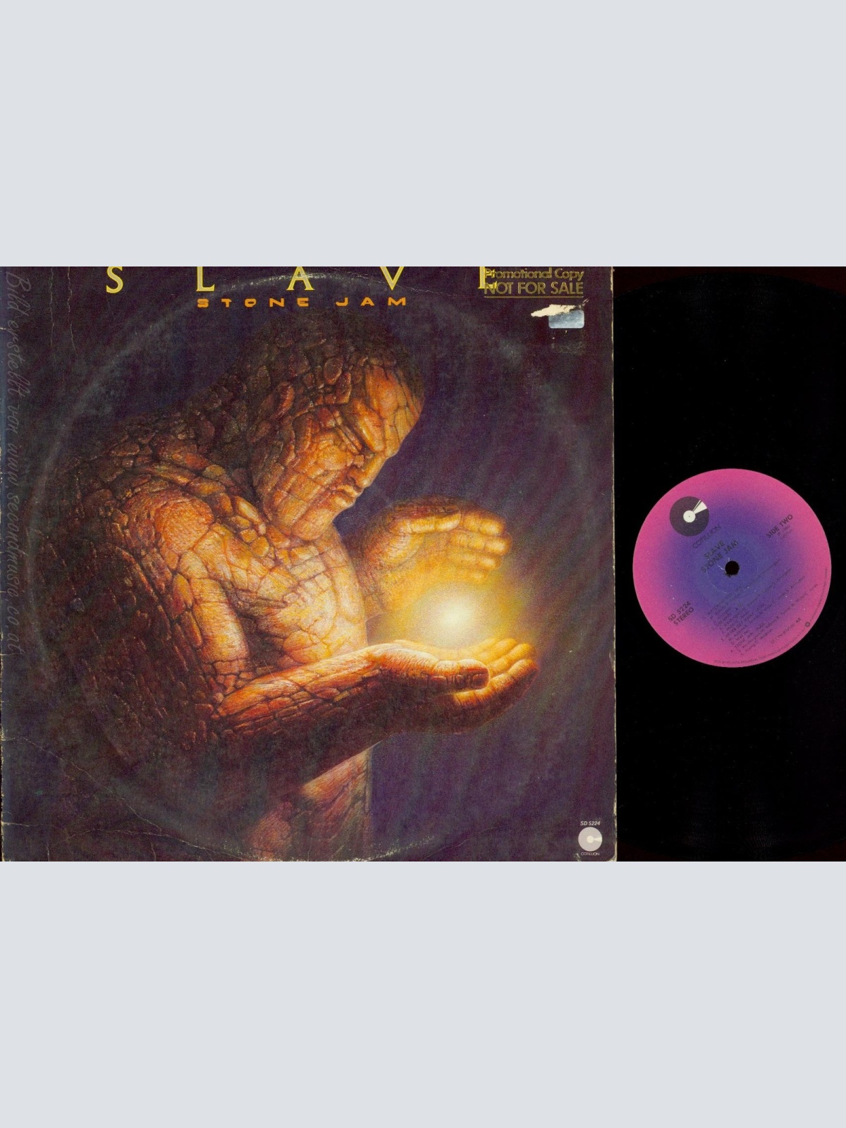 LP--SLAVE--STONE JAM --PROMOTIONAL COPY