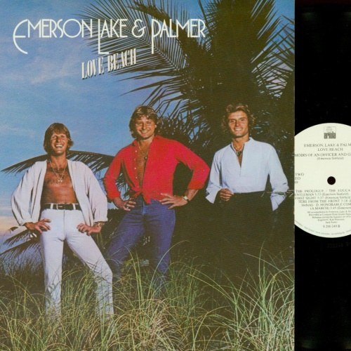 LP--EMERSON LAKE & PALMER--LOVE BEACH