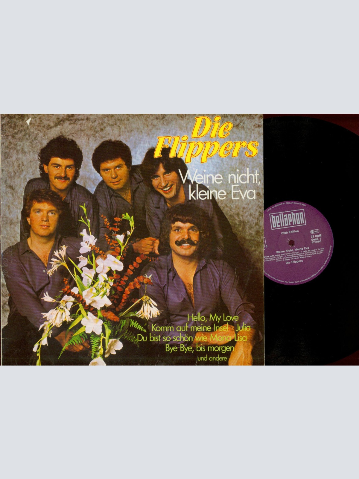 LP--FLIPPERS--WEINE NICHT KLEINE EVA--