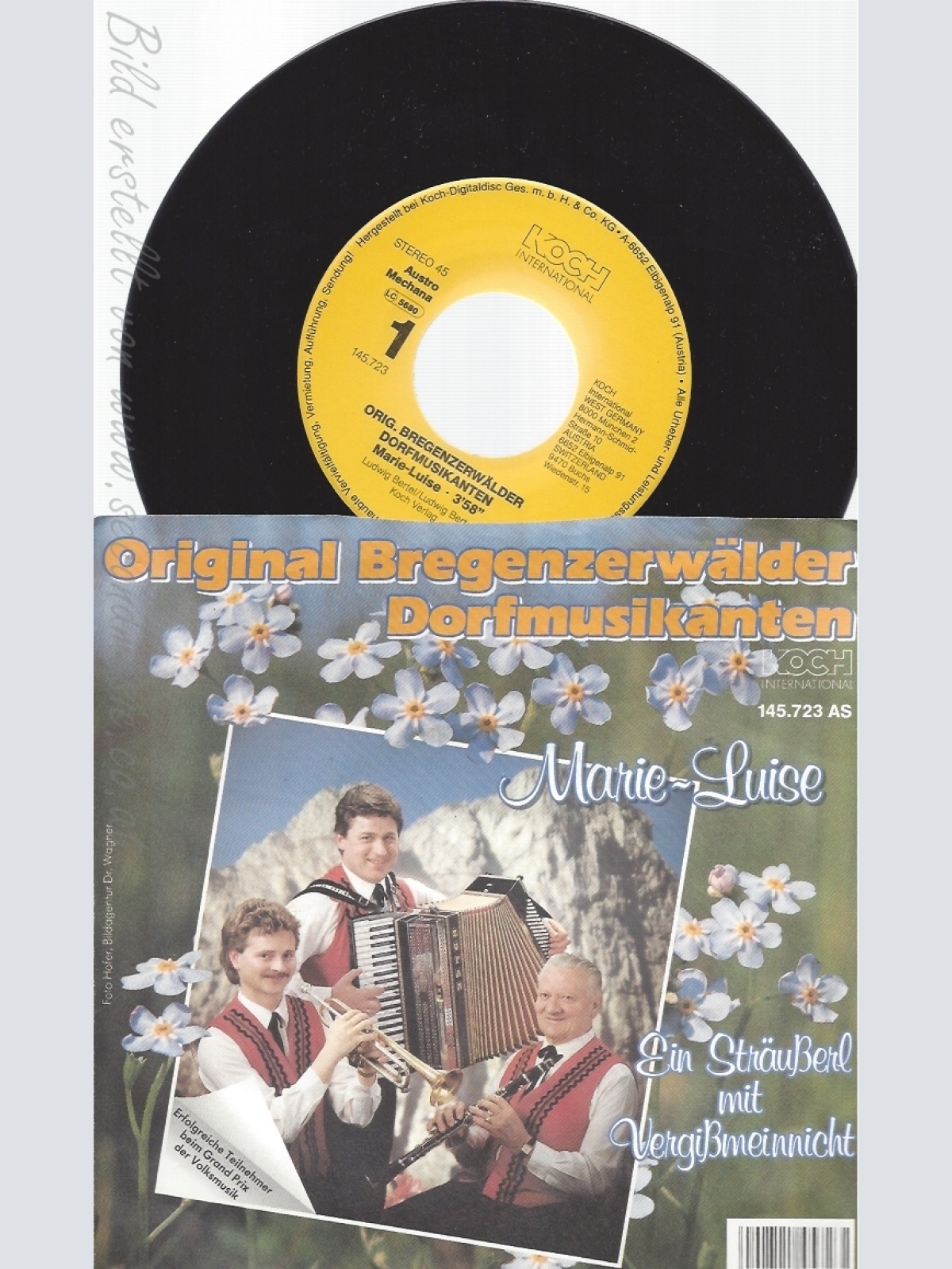 7"BREGENZWÄLDER DORFMUSIKANTEN--MARIE LUISE