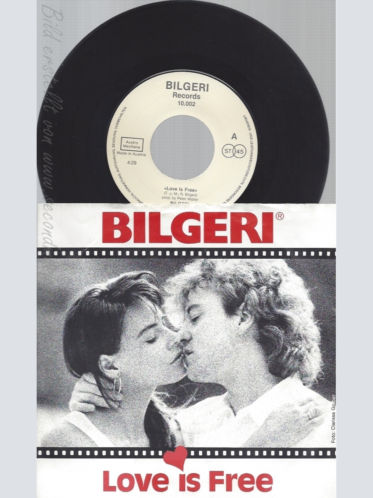7"BILGERI--LOVE IS FREE