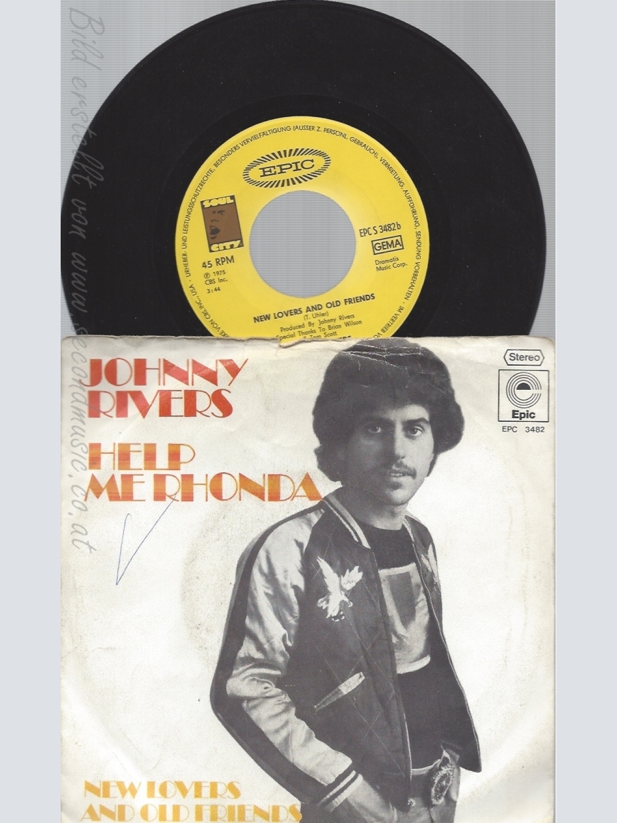 7"JOHN RIVERS--HELP ME RHONDA