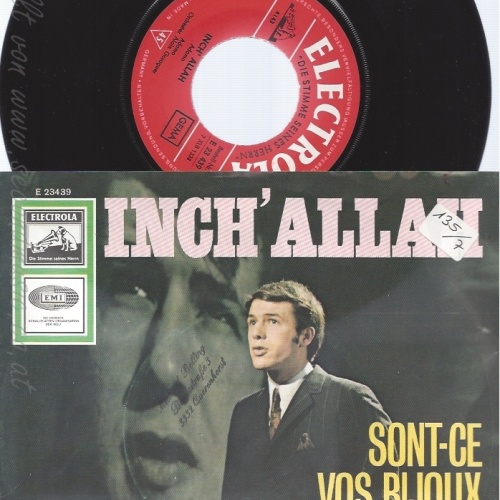 7"ADAMO--INCH ALLAH--WITH COVER