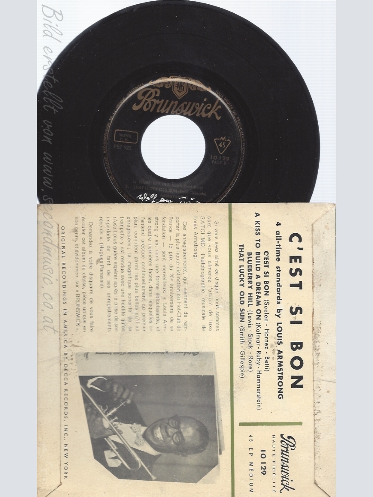 7"LOUIS ARMSTRONG--C'EST SI BON