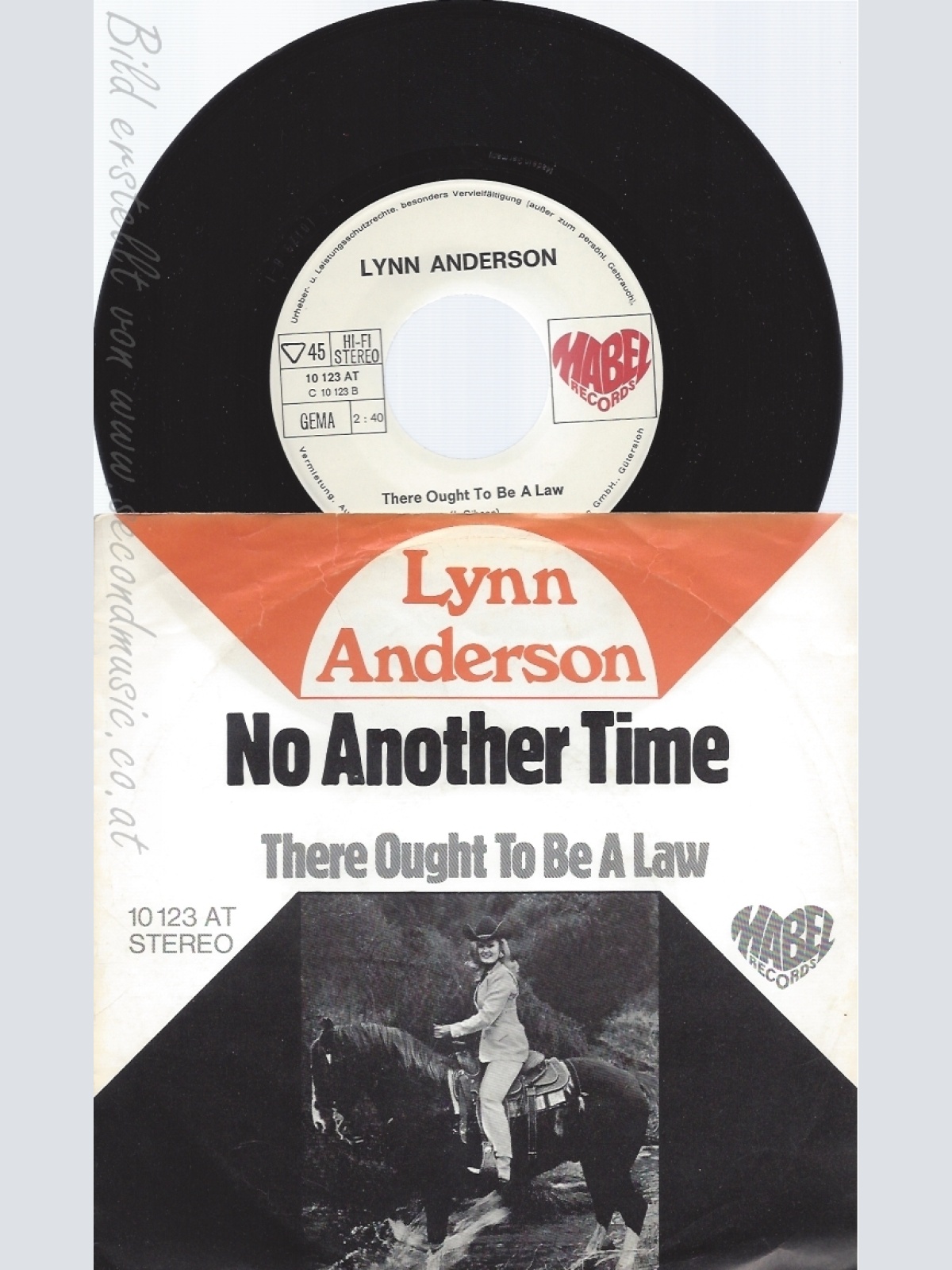 7"LYNN ANDERSON --NO ANOTHER TIME