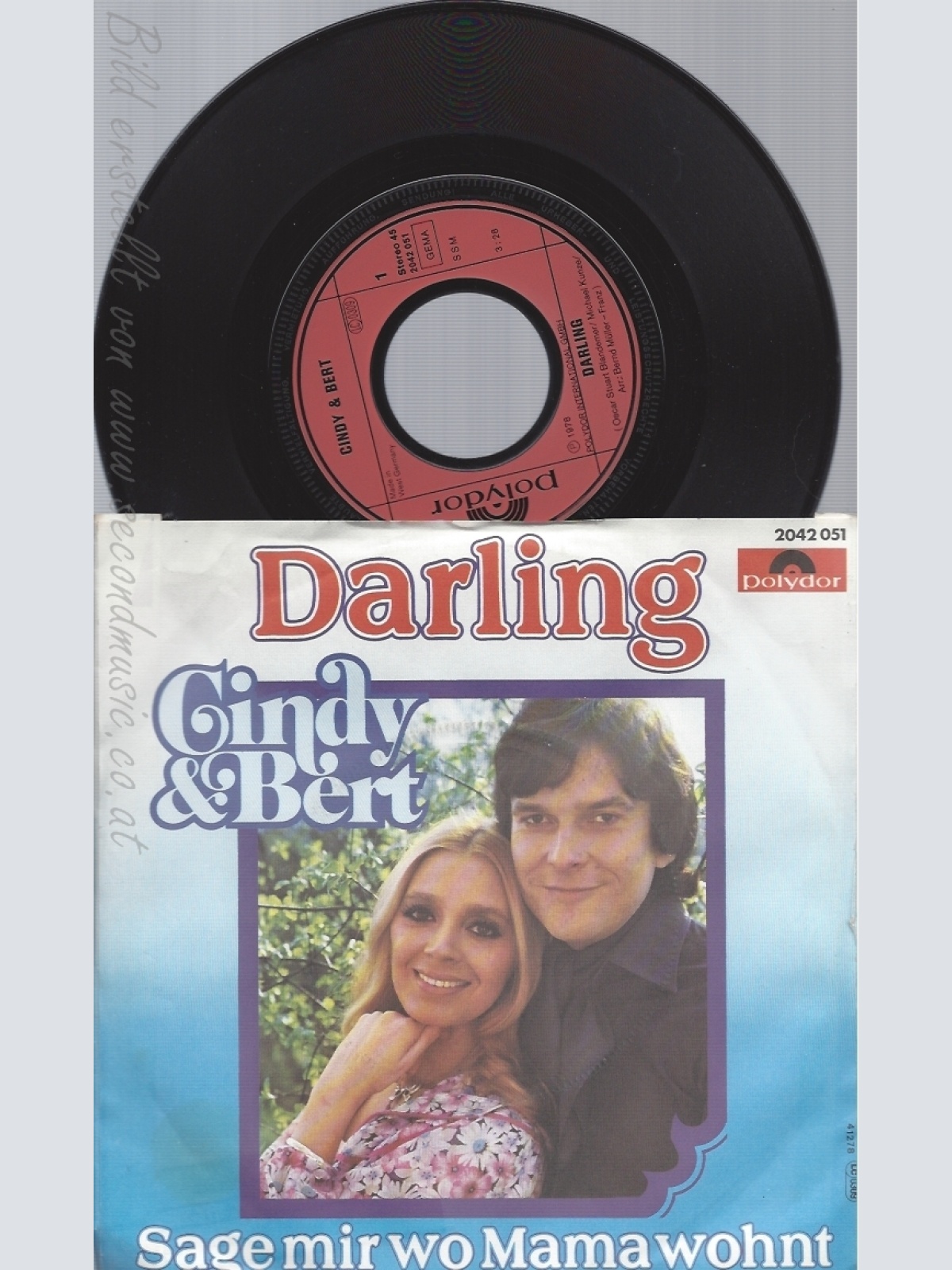 7"CINDY & BERT--DARLING