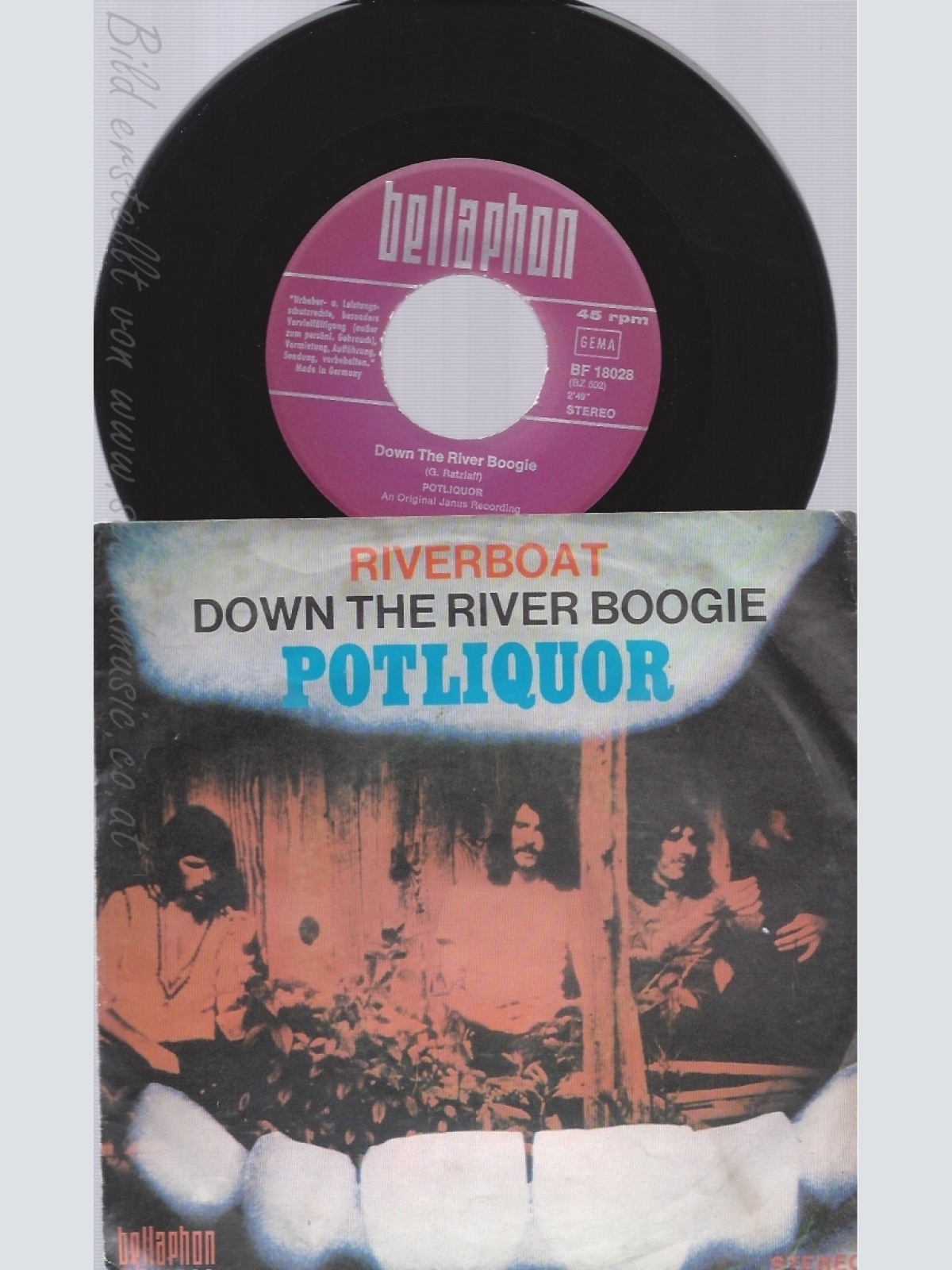 7"POTLIQUOR--DOWN THE RIVER BOOGIE