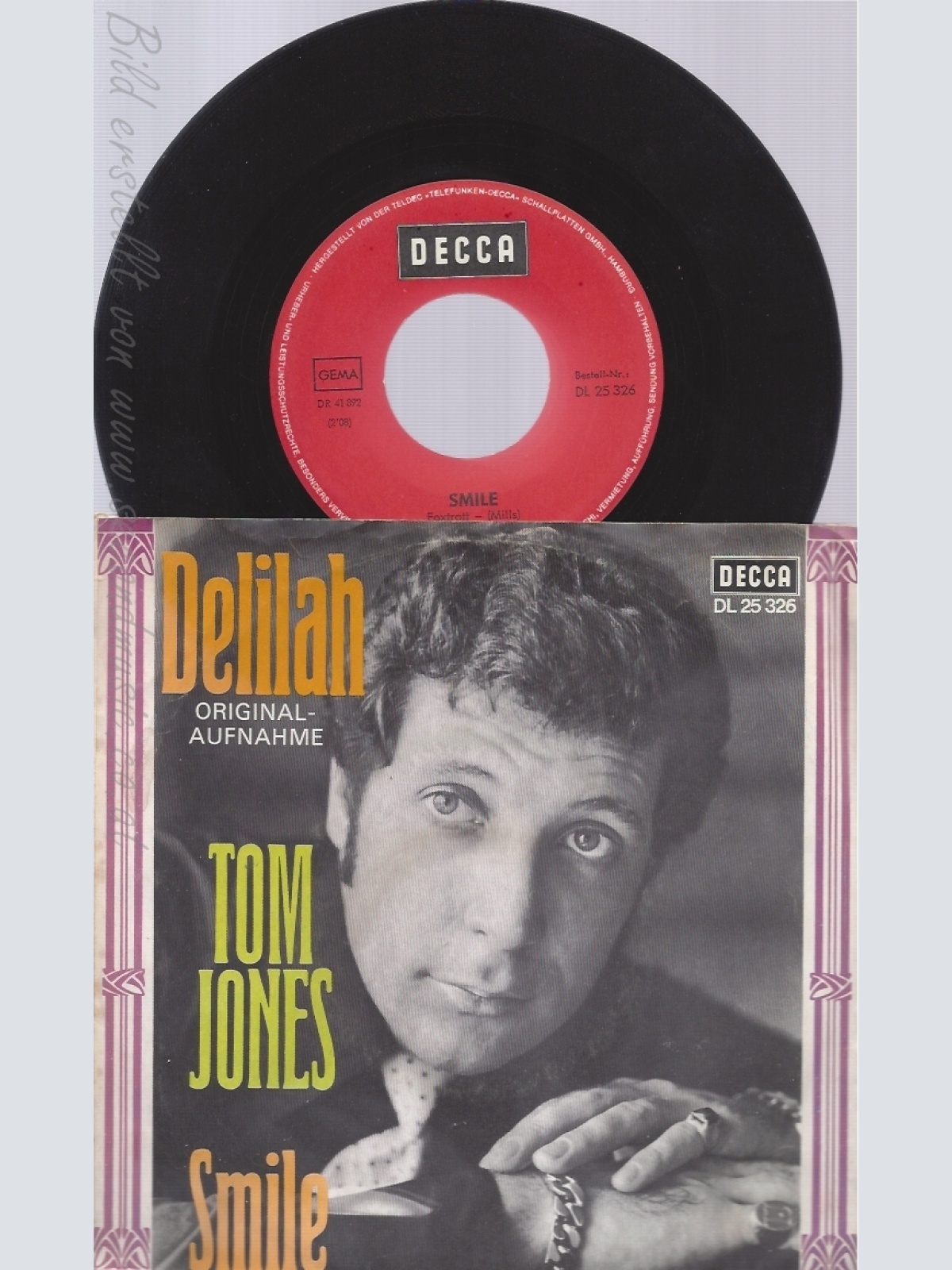 7"TOM JONES--DELIAH
